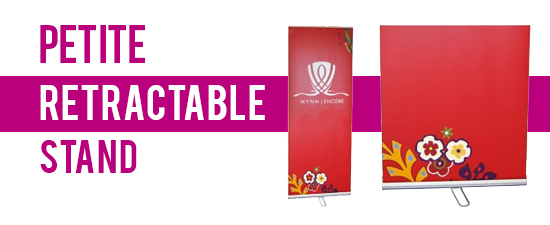 24x79" | Petite Retractable Stand